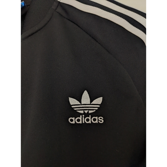 Adidas Black Sports Track Jacket Size UK 13 - 14 Y , US L - Picture 4 of 7